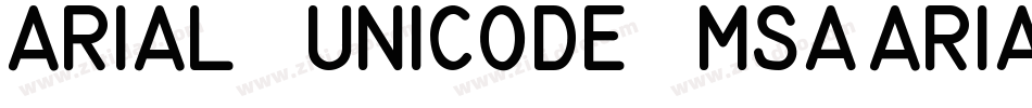 Arial Unicode MS(Ari字体转换